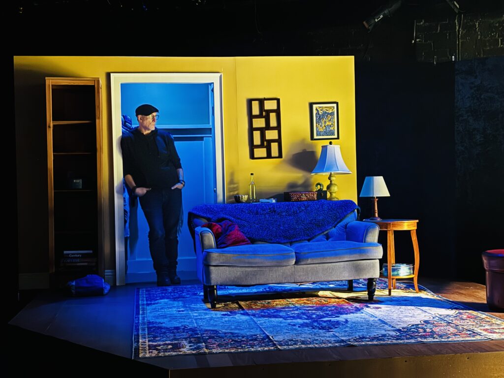 Artistic Director Guillermo Cienfuegos on the set of Evanston